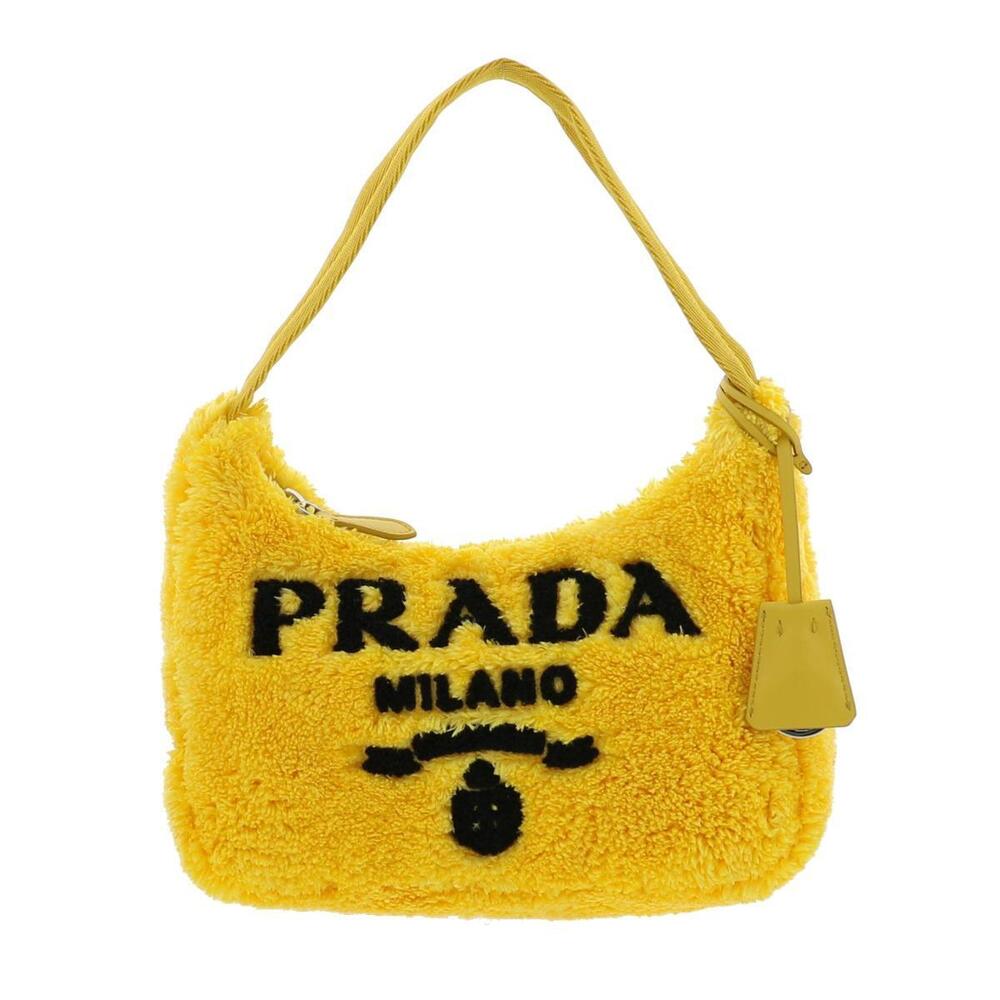 PRADA Re Edition Terry Bag Handbag Yellow